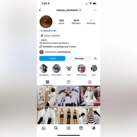 KIMHĒKIM x MO&Co Love United  Jeans - Picture 4 of 12